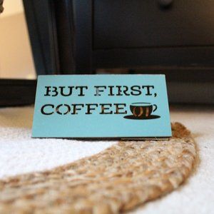 Double sided sign that lights up